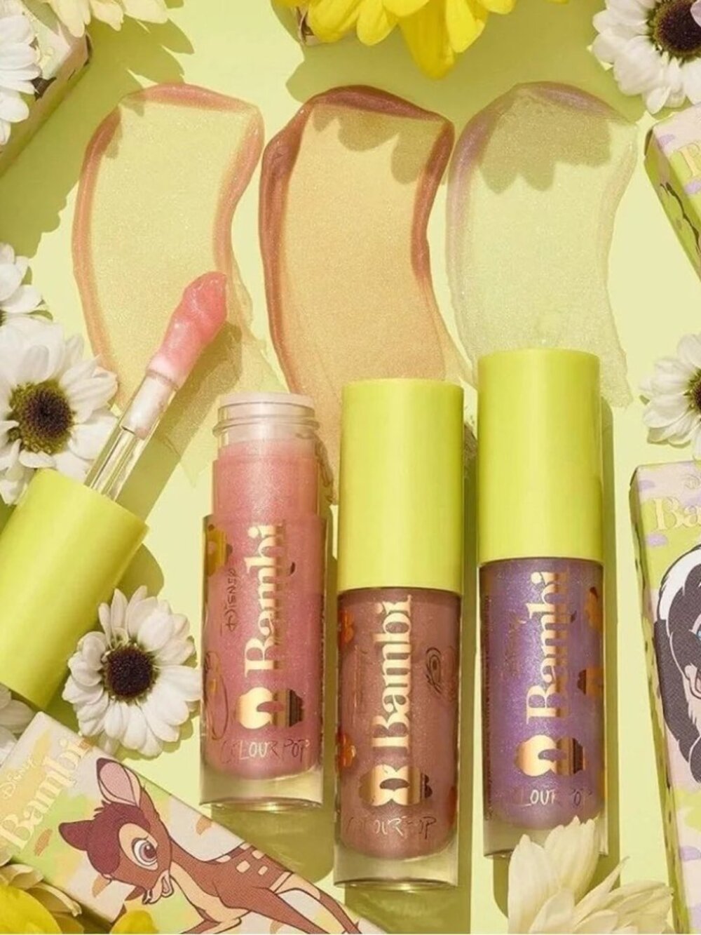 NEW *VAULTED* Colourpop x Disney Bambi Twitterpated Lux Gloss Trio